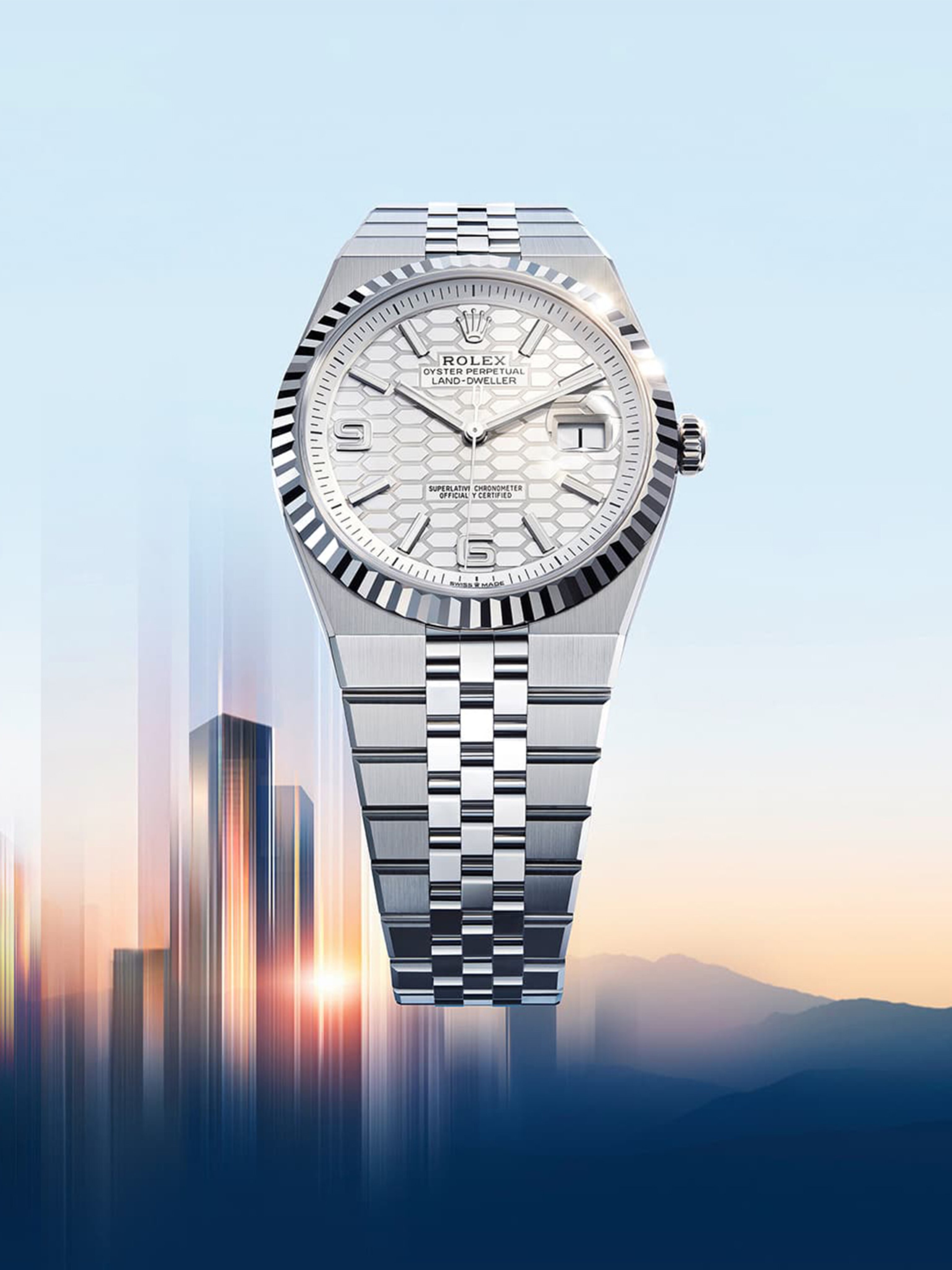  Rolex Oyster Perpetual Land-Dweller Rolesor