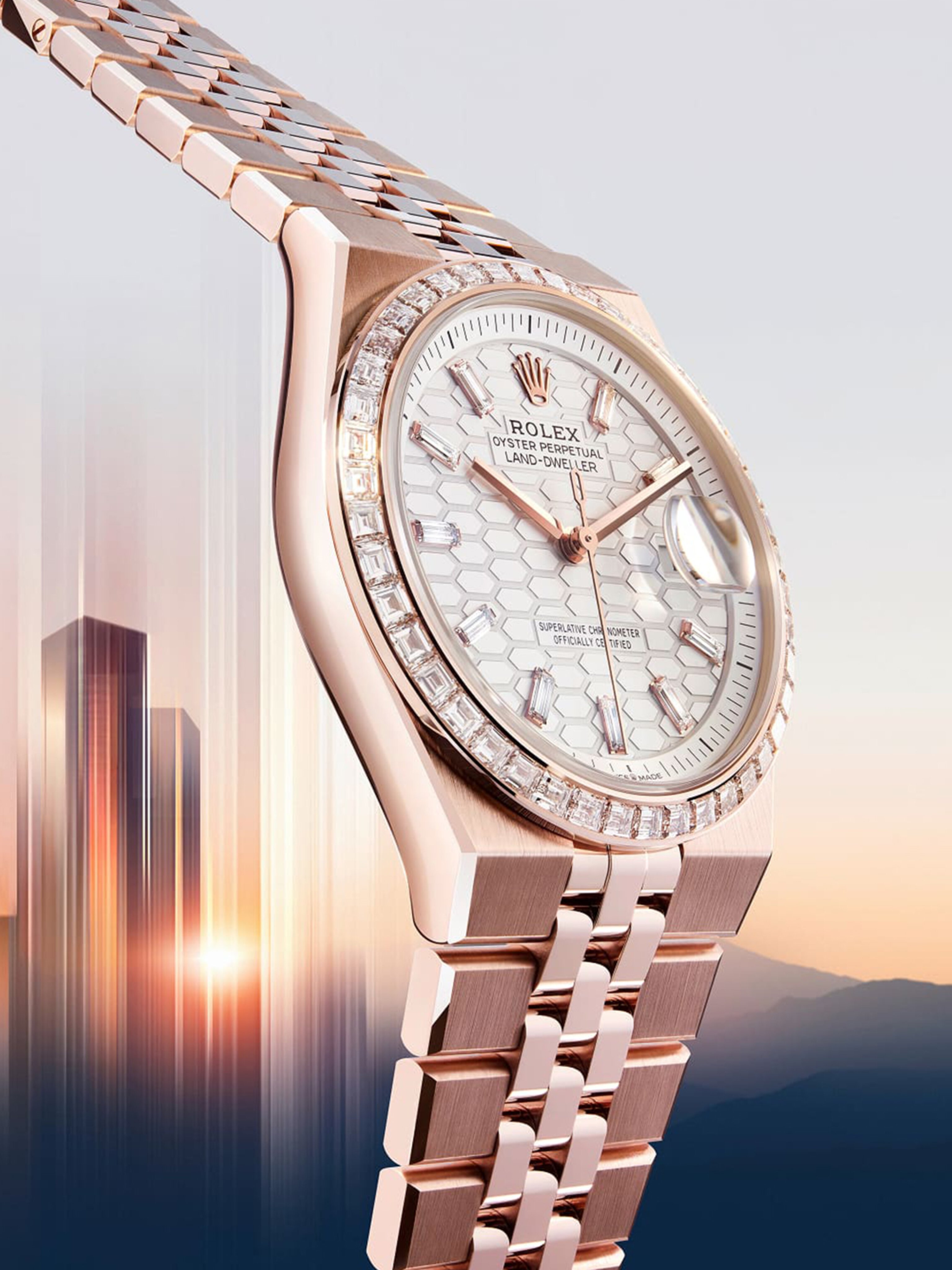  Rolex Oyster Perpetual Land-Dweller Everose Gold
